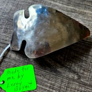 Silver Pewter Arrowhead Belt Buckle